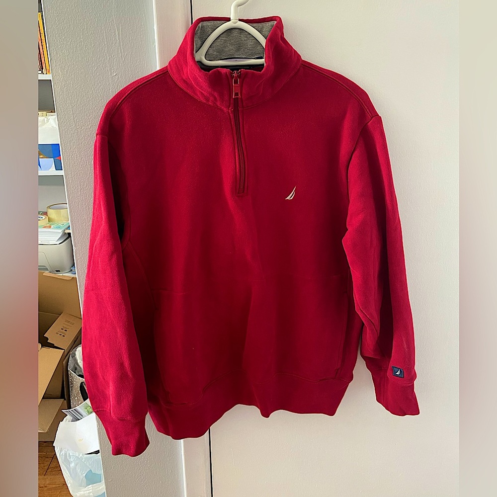 Vintage Nautica 1/4 zip sweatshirt Size M